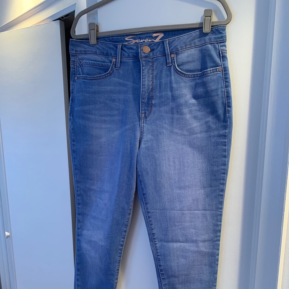 Seven7 mid rise Hollywood skinny 14